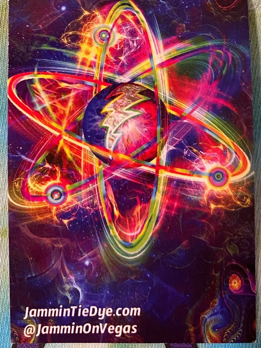 Vibrant hand made Tie-Dye Throw towels - Multicolor 100% cotton.